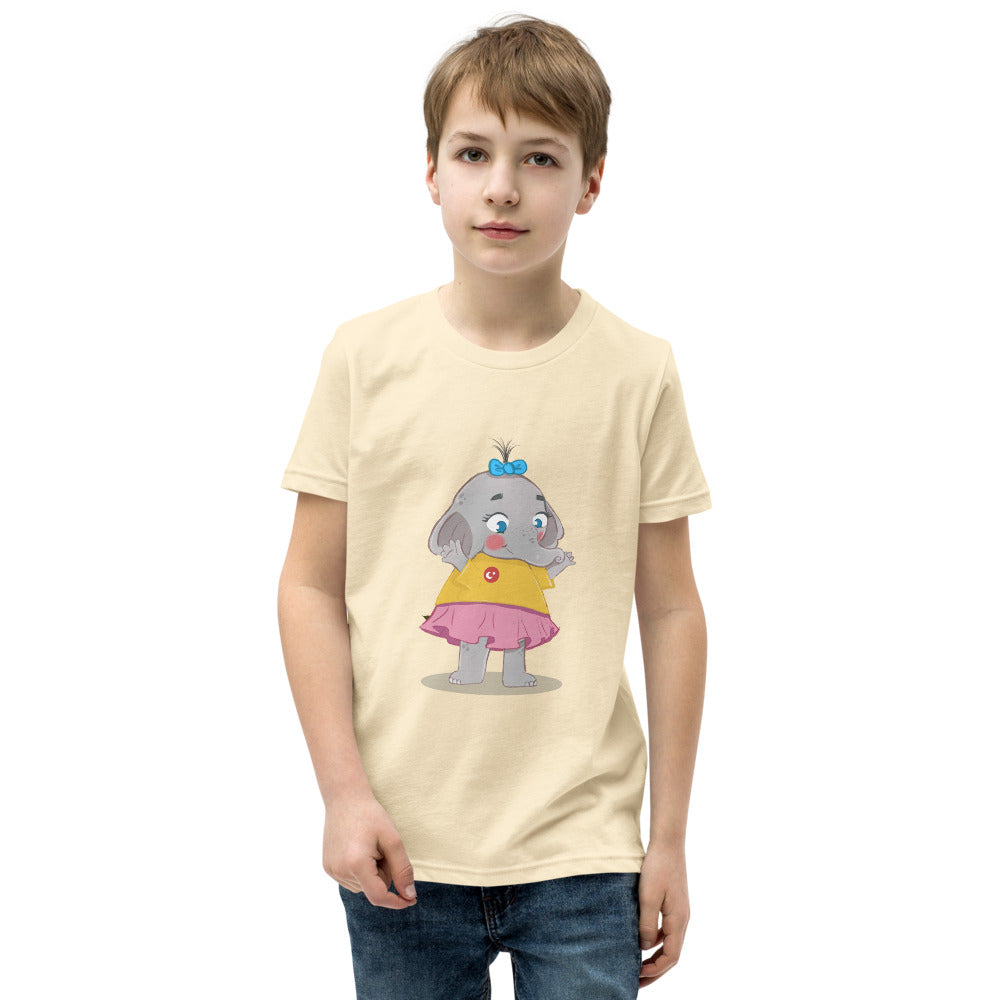 Filiz Elephant Kids' T-Shirt (Youth Sizes), Roots & Talks - Natural