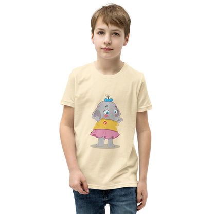 Filiz Elephant Kids' T-Shirt (Youth Sizes), Roots & Talks - Natural