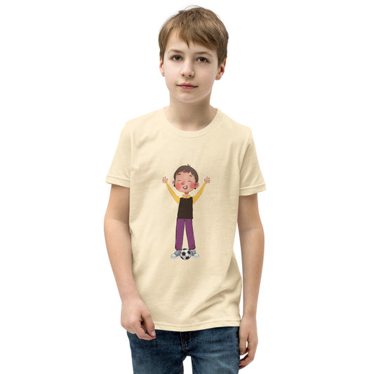 Gazi Character Kids' T-Shirt (Youth Sizes), Roots & Talks - Natural