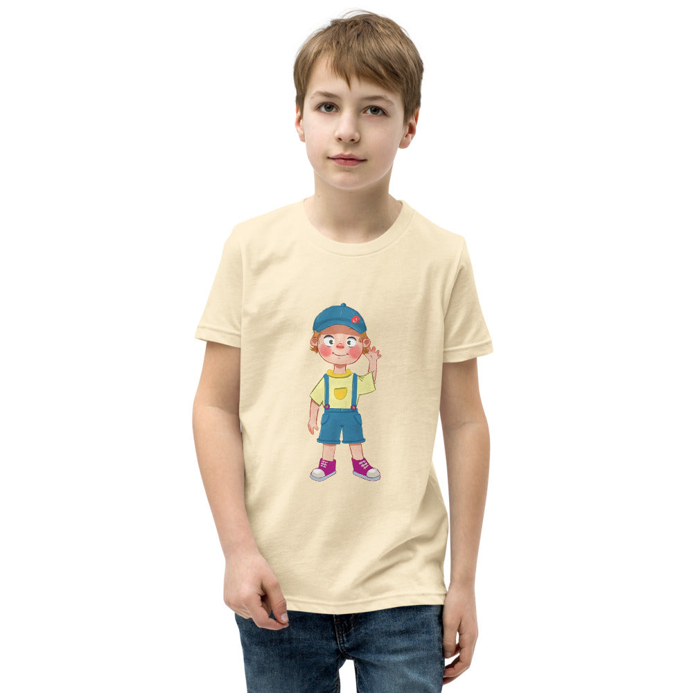 Giray Character Kids' T-Shirt (Youth Sizes), Roots & Talks - Natural