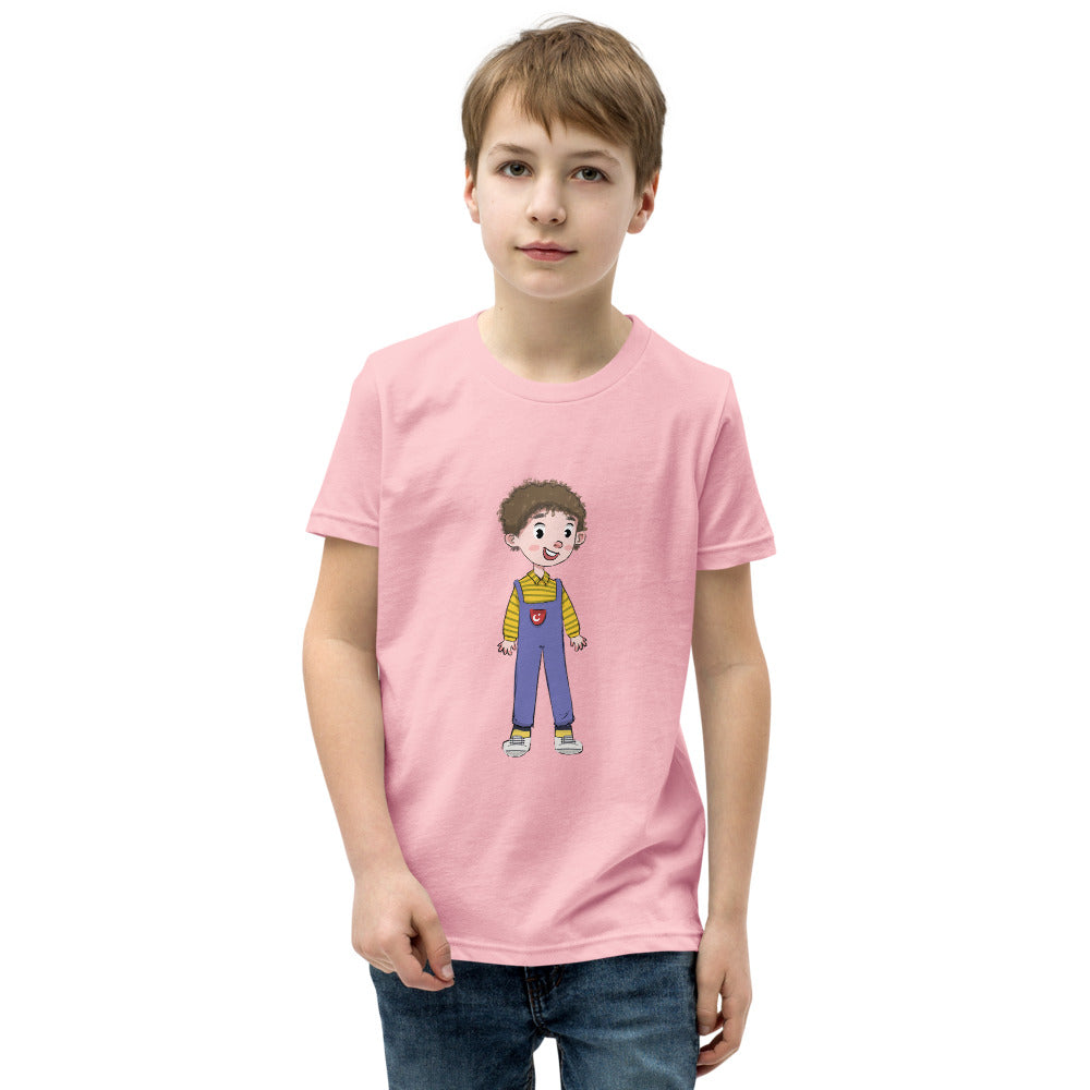 Ahmet Character Kids' T-Shirt (Youth Sizes), Roots & Talks - Pink
