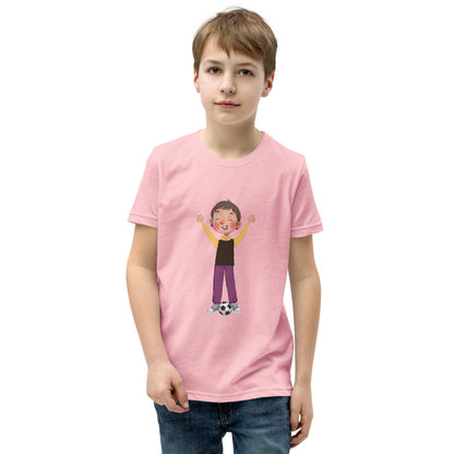 Gazi Character Kids' T-Shirt (Youth Sizes), Roots & Talks - Pink