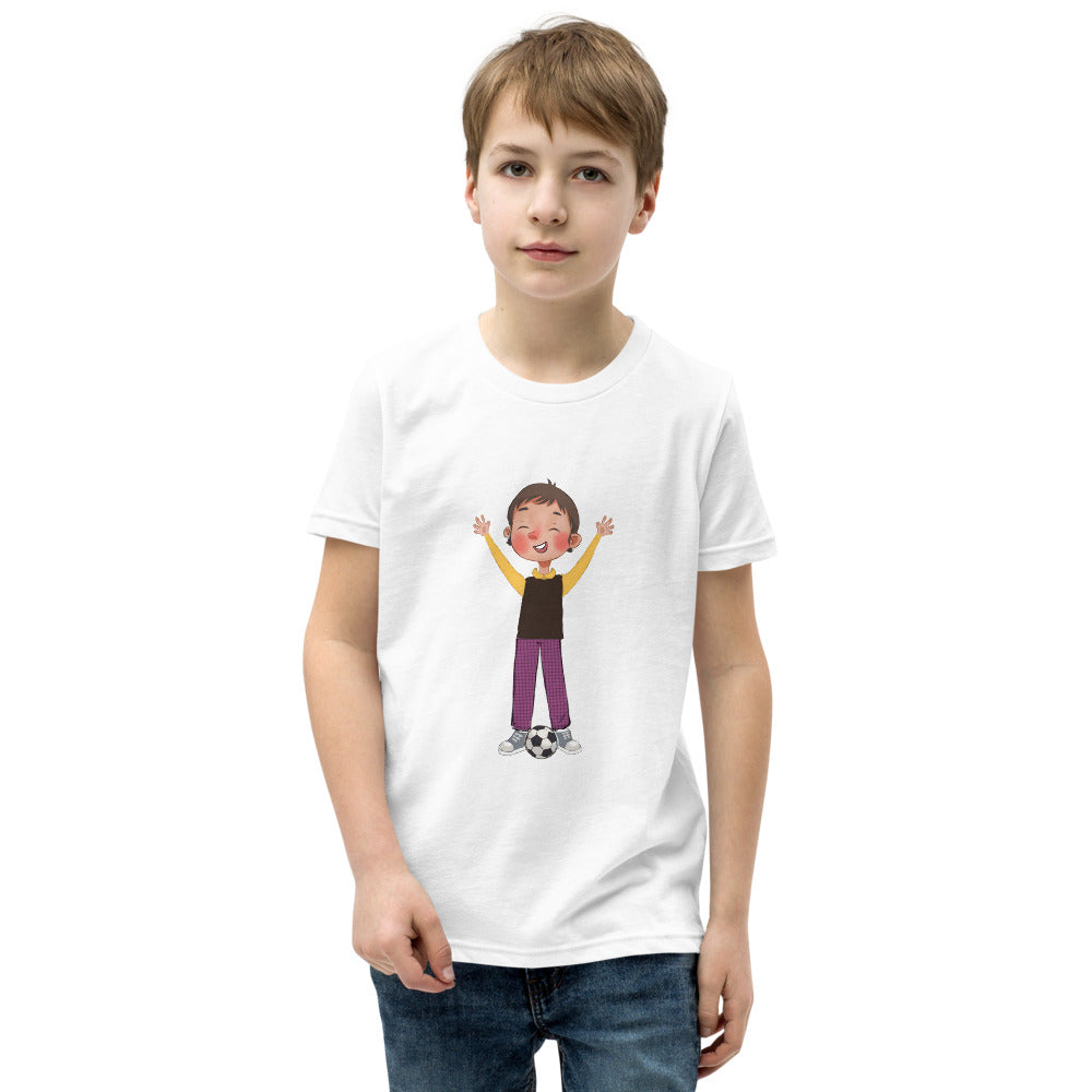 Gazi Character Kids' T-Shirt (Youth Sizes), Roots & Talks - White