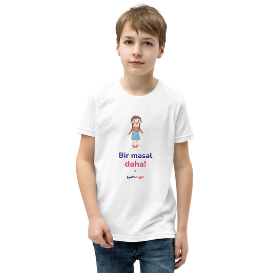 Bir Masal Daha Kids' T-Shirt (Youth Sizes), Roots & Talks - White